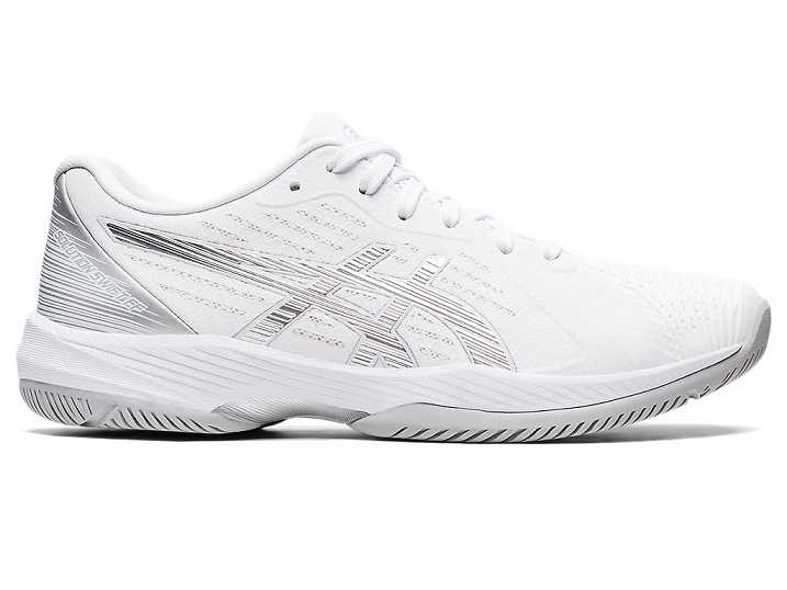 Asics SOLUTION SWIFT FF Tennisskor Dam Vita Silver | Sverige-1538274