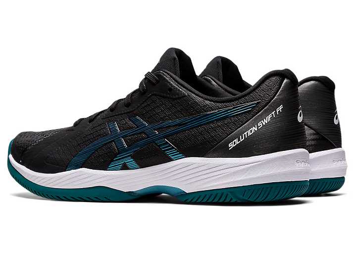 Asics SOLUTION SWIFT FF Tennisskor Herr Svarta Mörkgröna | Sverige-0985374