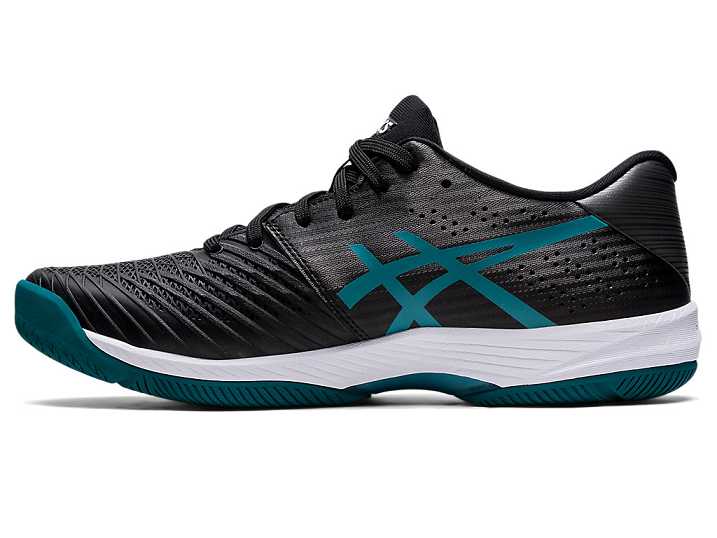 Asics SOLUTION SWIFT FF Tennisskor Herr Svarta Mörkgröna | Sverige-0985374