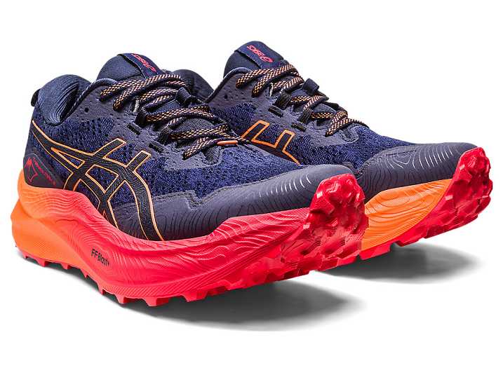 Asics Trabuco Max 2 Trail löparskor Herr Marinblå Svarta | Sverige-4983210